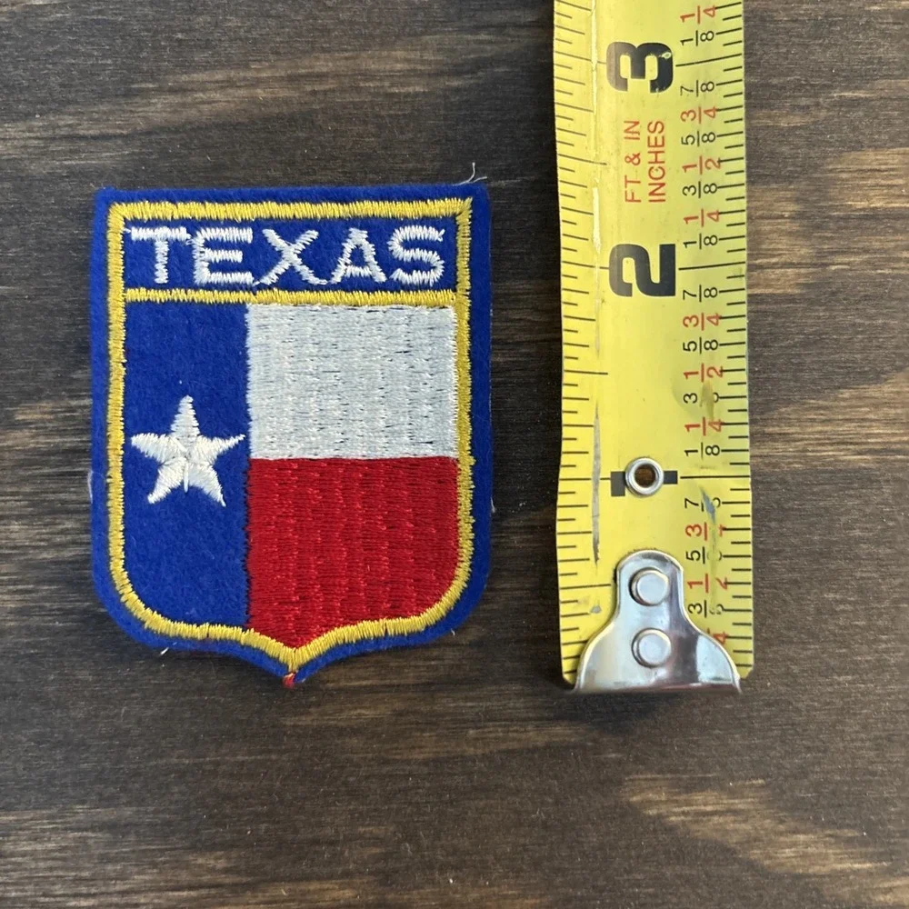 Vintage Texas Flag Logo Sew On Patch